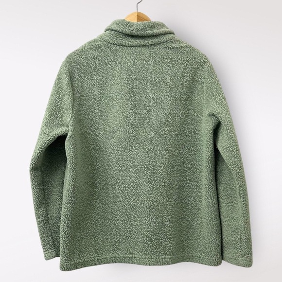 Karen Neuburger‎ S Jacket Mint Green Fleece Knit Retro Plush Pastel Teddy Winter - Picture 5 of 8